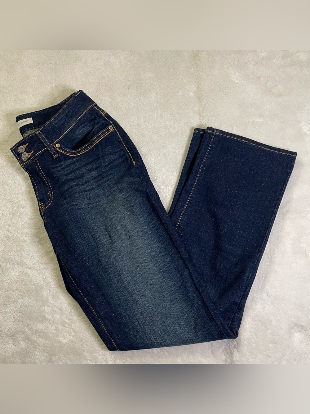 Levi’s 529 Curvy Straight Dark Denim Jeans size 8M